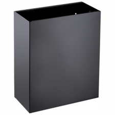 Stunning waste bin wall mounted black 440 x 350 x 175